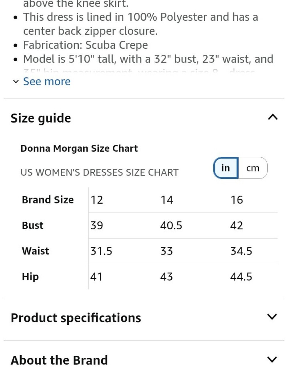 Donna Morgan Blush Long-Sleeve V-Neck Mini Dress with Ring Detail - Picture 3 of 10